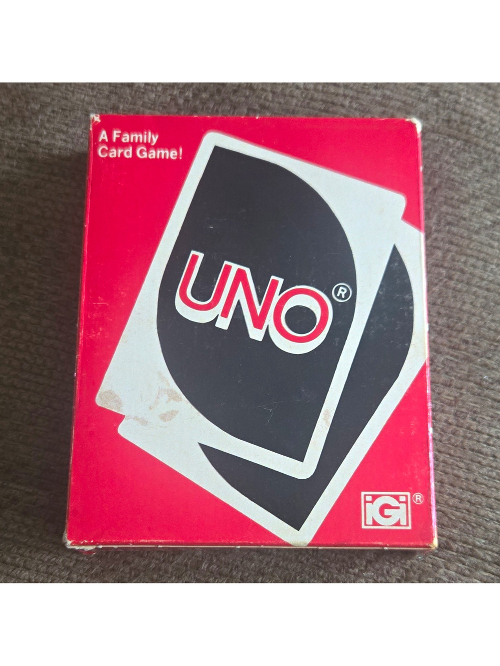 Vintage International Games Inc. UNO Family Card Game 1979  with instructions